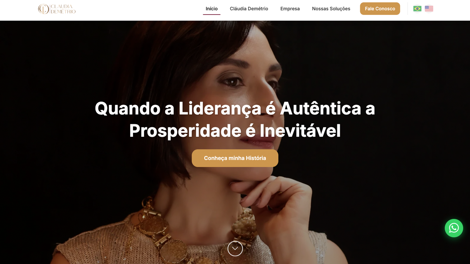 Website Claudia Demétrio