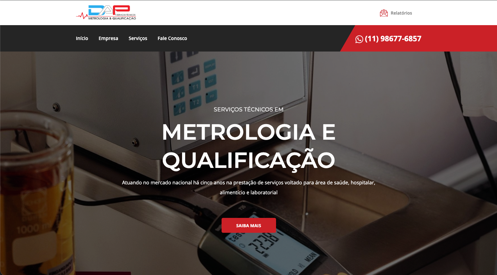 Website DAP Metrologia