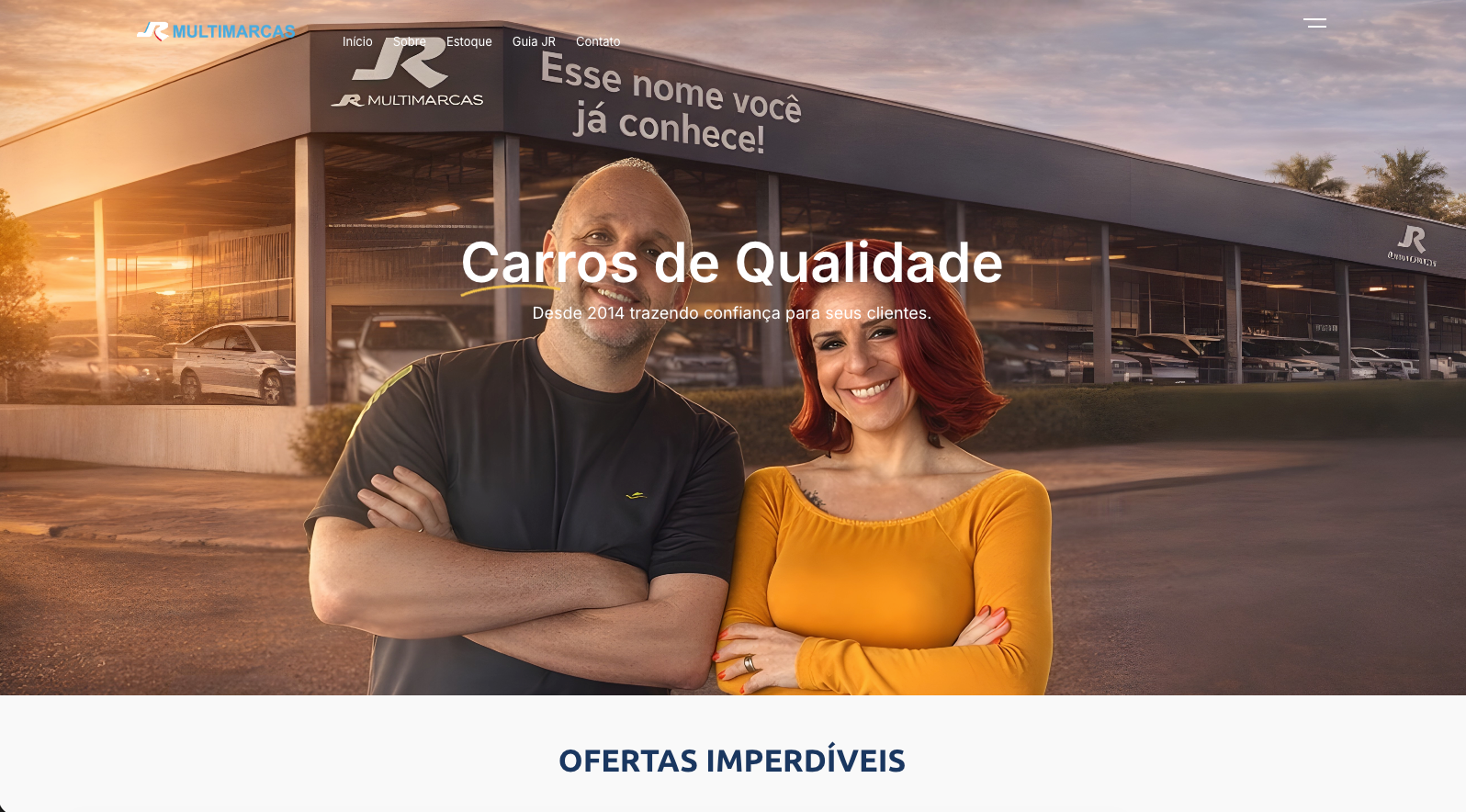 Website JR Multimarcas Jaboticabal